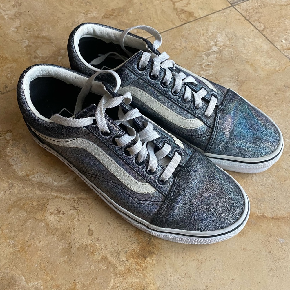 Vans iridescent old School holographic vans black multicolor muted
